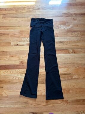 Garage Fold Over Flare Knit Modal Pant.